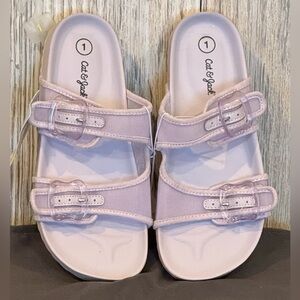 Cat & Jack Women's Light Purple Sandals NWT Sz 1